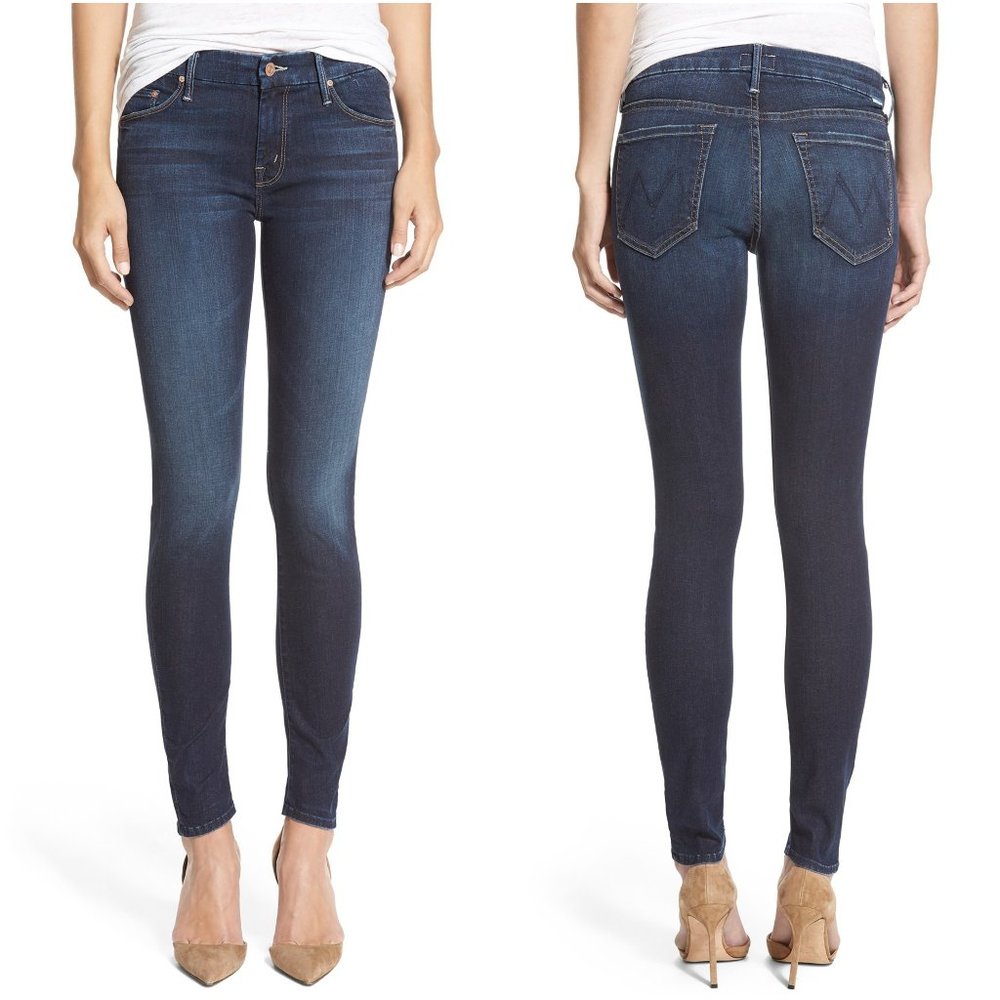 MOTHER Women's Skinny Jeans - Dark Blue